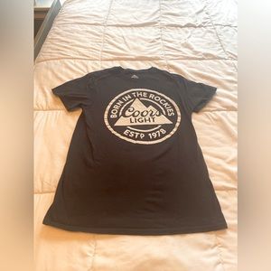 Womens small Coors tshirt.